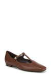 27 Edit Naturalizer Bella T-strap Flat In Brown