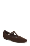 27 Edit Naturalizer Bella T-strap Flat In Brown