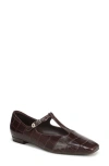 27 Edit Naturalizer Bella T-strap Flat In Brown