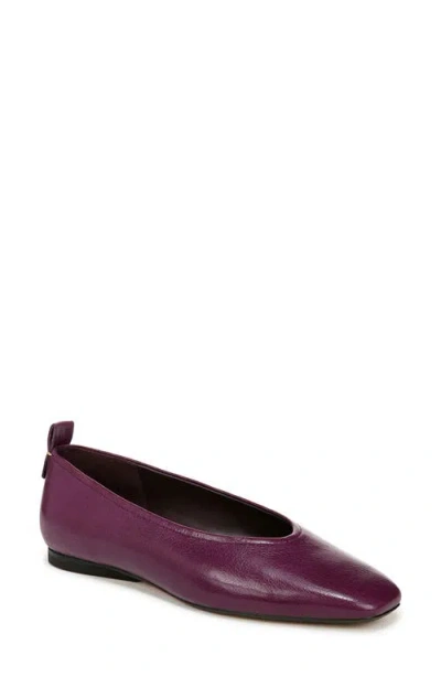 27 Edit Naturalizer Carla Flat In Deep Plum Purple Leather