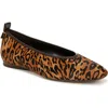 27 Edit Naturalizer Carla Genuine Calf Hair Ballet Flat In Natural Calf Hair