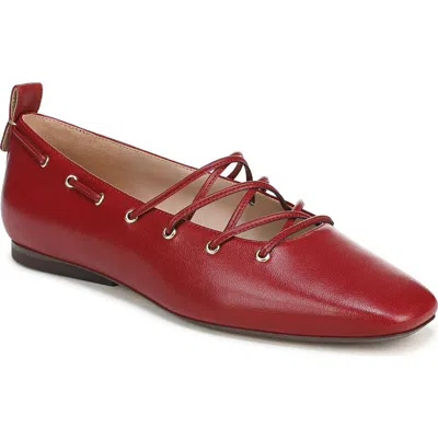 27 Edit Naturalizer Carla Ghillie Flat In Red