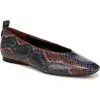 27 Edit Naturalizer Carla Leather Ballet Flat In Blue Multi