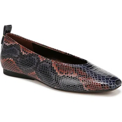 27 Edit Naturalizer Carla Leather Ballet Flat In Blue Multi