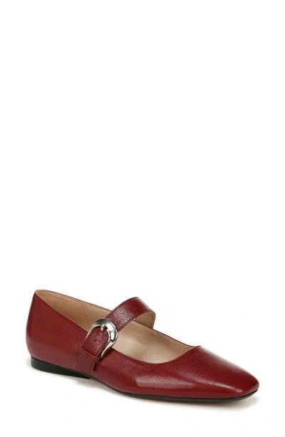 27 Edit Naturalizer Carter Mary Jane Flat In Cranberry Leather