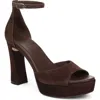 27 Edit Naturalizer Delphie Ankle Strap Platform Sandal In Brown