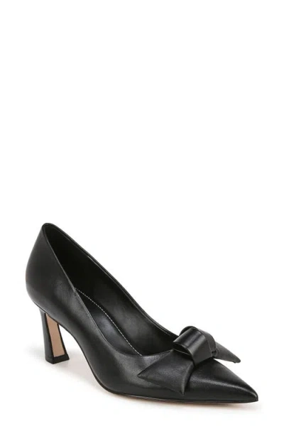 27 Edit Naturalizer Emery Bow Pointed Toe Pump In Black Leather