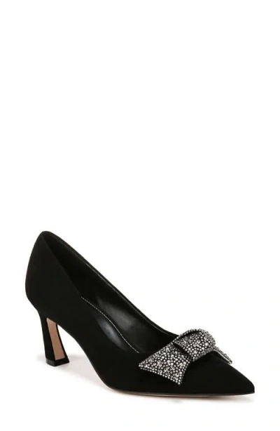 27 Edit Naturalizer Emery Bow Pointed Toe Pump In Black Suede