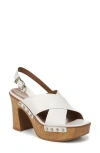 27 Edit Naturalizer Kirsten Slingback Platform Sandal In Warm White