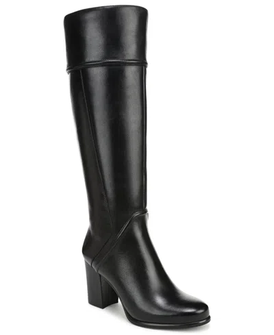 27 Edit Naturalizer Lexa Knee High Block Heel Narrow Regular Wide Extra Wide Boots In Black