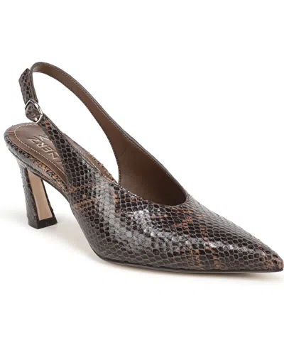 27 Edit Naturalizer Naturalizer Women's Elaine Slingback Pumps In Dark Brown Snake Leather