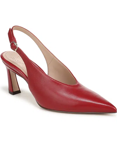 27 Edit Naturalizer Naturalizer Women's Elaine Slingback Pumps In Hearts Flame Red Leather