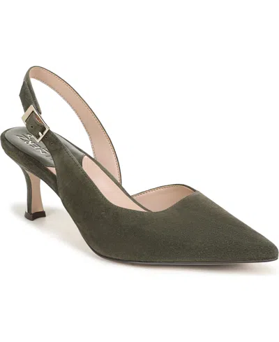 27 Edit Naturalizer Naturalizer Women's Felicia Slingback Pumps In Cactus Clay Green Suede