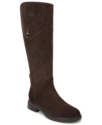 27 Edit Naturalizer Naturalizer Women's Oslo Wide Calf Tall Riding Boots In Brown