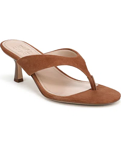 27 Edit Naturalizer Naturalizer Women's Tressa Slip-on Thong Sandals In Walnut Brown Suede
