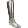 27 Edit Naturalizer Nikita Kitten Heel Tall Boot In Silver