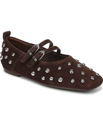 27 Edit Naturalizer Women's Dawn-stud Mary Jane Flats In Brown