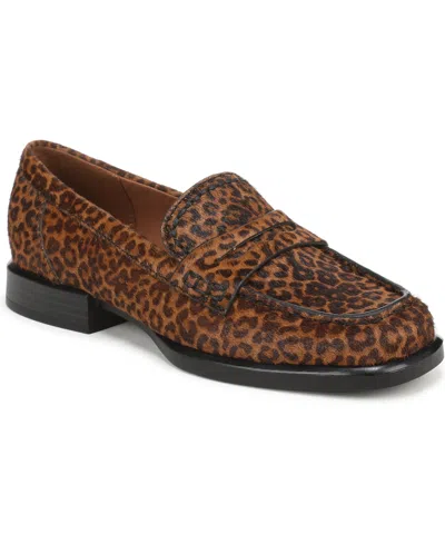 27 Edit Naturalizer Women's Haven Slip-on Loafers In Brown Leopard Cow Hair