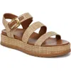 27 Edit Naturalizer Zizi Platform Sandal In Natural Metallic