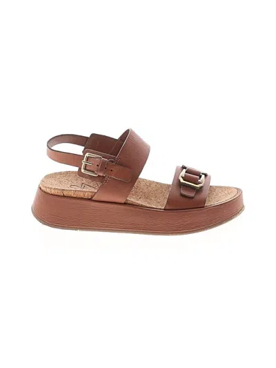 Pre-owned 27 Edit Sandals In Brown