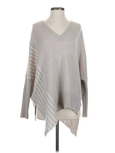Pre-owned 27 Miles Cashmere Pullover Sweater In Gray