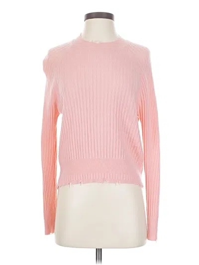 Pre-owned 27 Miles Cashmere Pullover Sweater In Pink