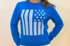 27 Miles Malibu Freedom Sweater In Capri Blue In Blue