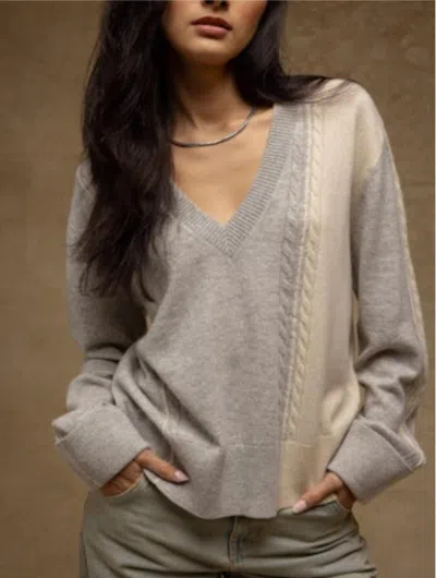 27 Miles Malibu Jaina Sweater In Heather Grey