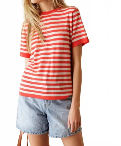 27 Miles Malibu Jannie Tee In Flame In Red