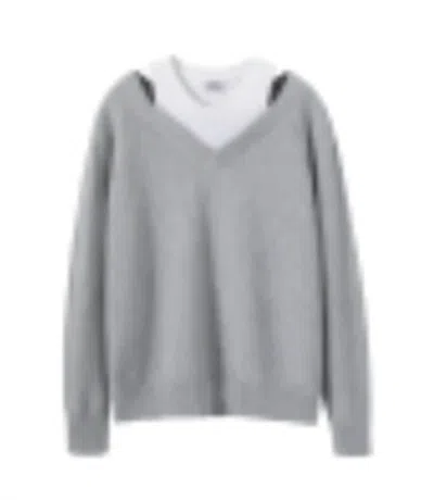 27 Miles Malibu Juiliard Pullover In Heather In Grey