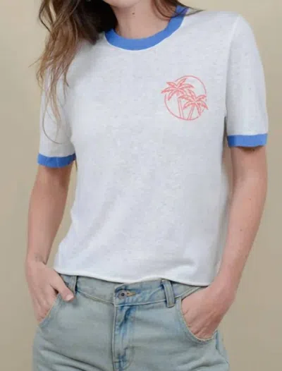 27 Miles Malibu Lily Tee In Cornflower In Blue