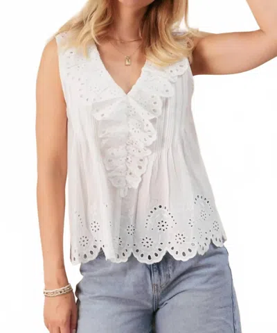 27 Miles Malibu Odina Loose-fitting Tank In Cloud In White