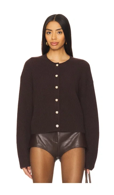 27 Miles Malibu Rebeckah Cardigan In Espresso