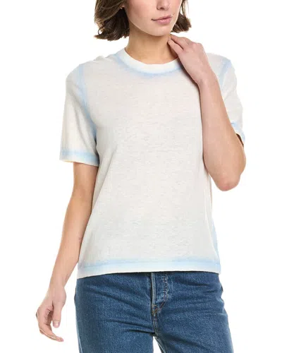 27 MILES MALIBU RELAXED FIT LINEN-BLEND T-SHIRT