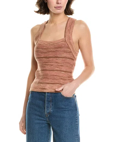 27 Miles Malibu Space Dye Fitted Tank In Beige