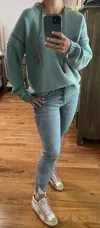 27 Miles Malibu Stewart Sweater In Lagoon