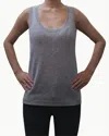 27 Miles Malibu Violette Cashmere Tank Top In Heather Grey In Gray