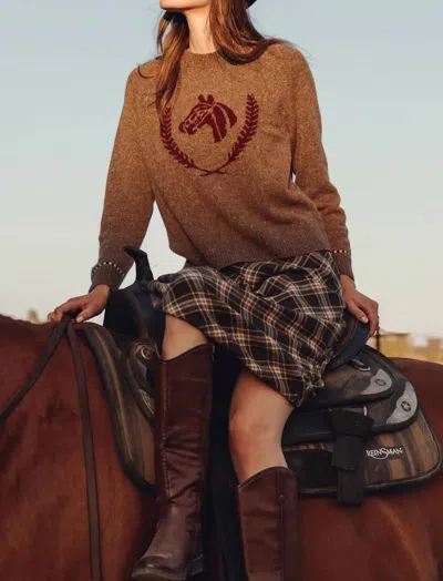 27 Miles Malibu Women's Colt Sweater In Brownb