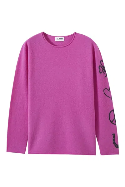 27 Miles Malibu Women's Luckie Sweater In Fuschia In Pink