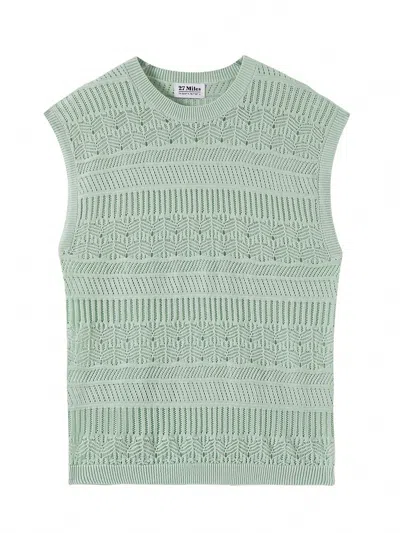 27 Miles Malibu Women's Rhys Sweater Vest In Mint In Green