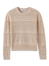 27 Miles Malibu Women's Solis Knit Sweater In Sand In Neutral