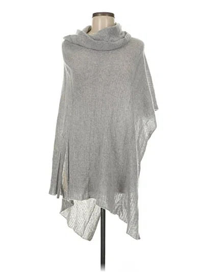 Pre-owned 27 Miles Poncho In Silver