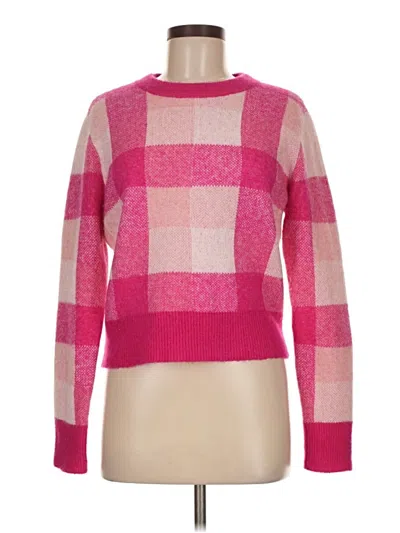 Pre-owned 27 Miles Pullover Sweater In Pink