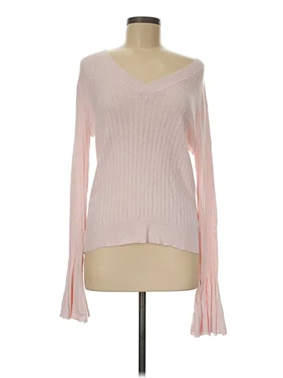 Pre-owned 27 Miles Pullover Sweater In Pink
