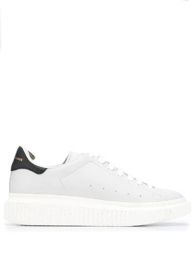 Officine Creative Ribbed Sole Sneakers In White