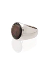 TOM WOOD STERLING SILVER MOTHER-OF-PEARL RING