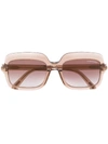 Tom Ford Wallis Square Sunglasses In Neutrals