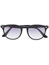 Ray Ban Sunglasses Unisex Rb4259 - Black Frame Blue Lenses 51-20 In Black