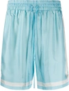 CASABLANCA contrasting-trim drawstring shorts