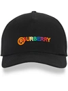 BURBERRY RAINBOW LOGO BASEBALL CAP